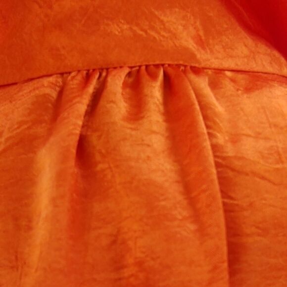 Victor Alfaro lustrous orange tunic top medium - Picture 6 of 11